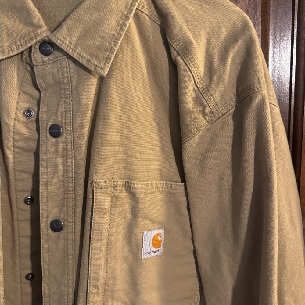 Carhartt Tan Shirt Jacket - Picture 2 of 4